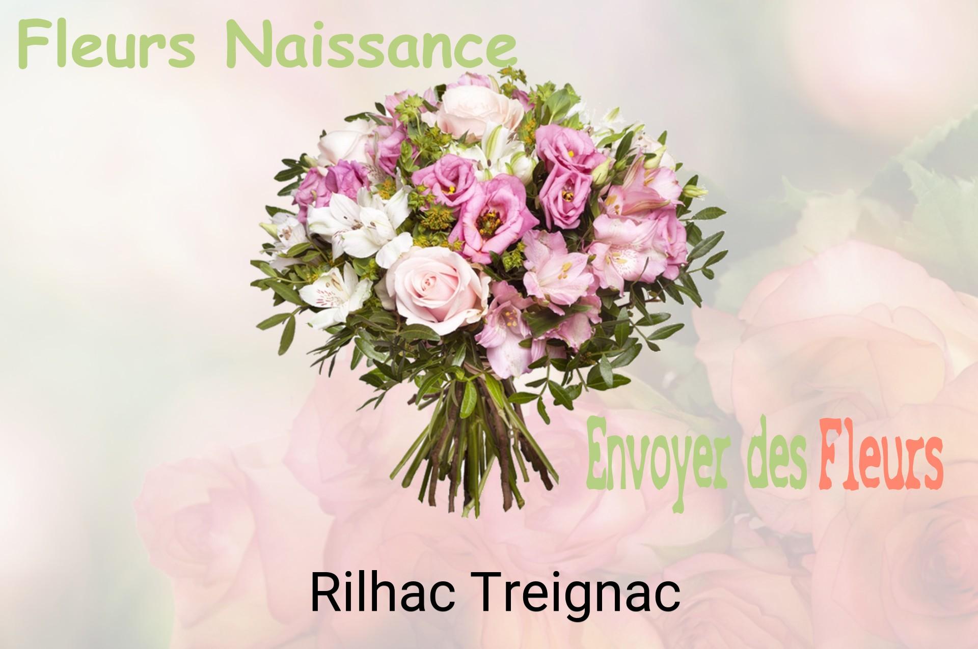 Bouquet de fleurs de naissance livré à Rilhac-Treignac